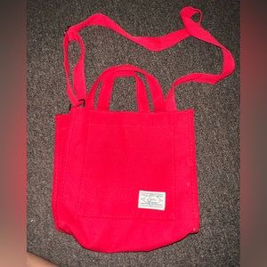 Red Mini Shoulder Purse